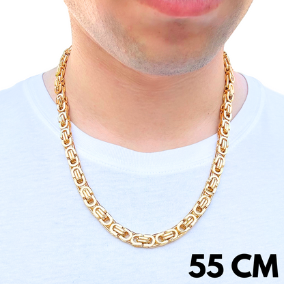 Łańcuch Szlachecki Złoty - 8mm