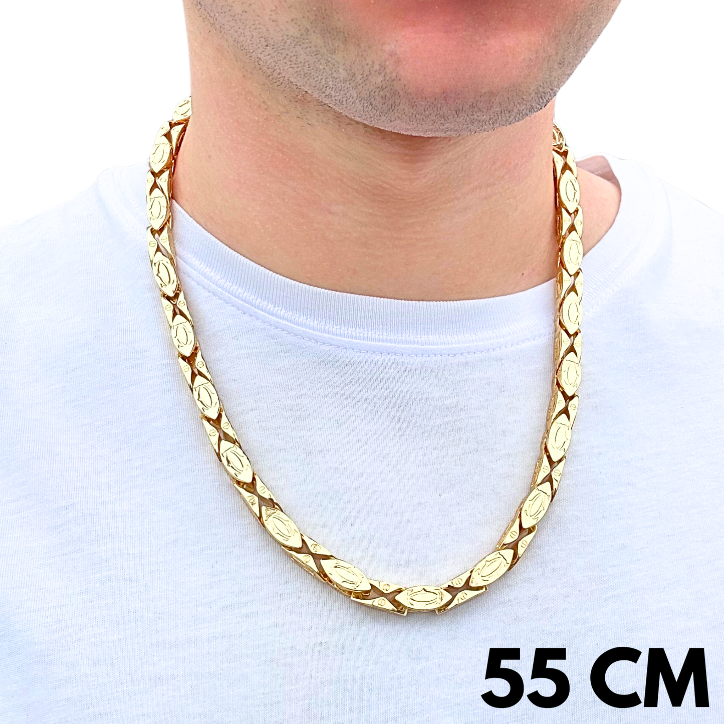 Łańcuch Magnacki Złoty - 7mm