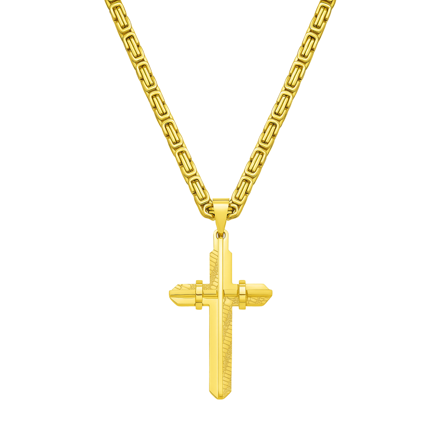 Zawieszka Modern Cross Złota