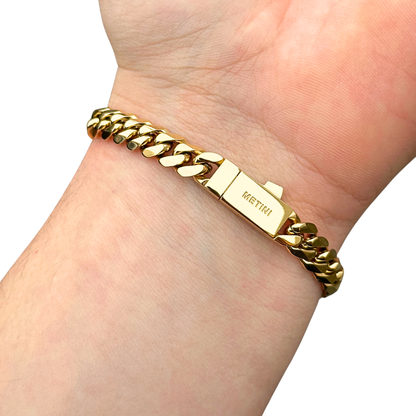 Bransoletka Cuban Złota - 8mm