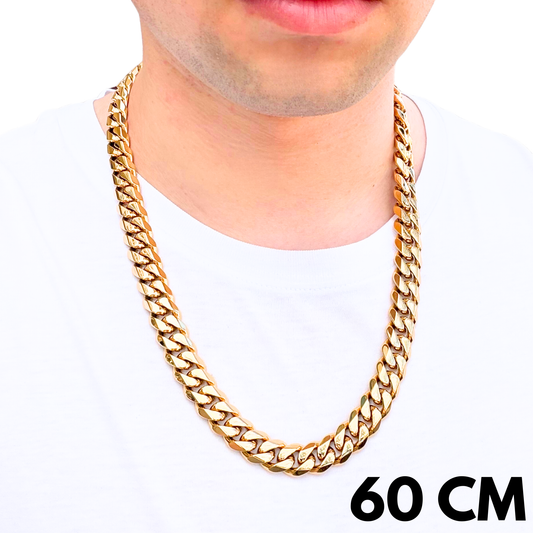 Łańcuch Cuban Złoty - 14mm