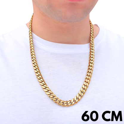 Łańcuch Cuban Złoty - 10mm