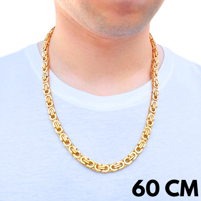 Łańcuch Szlachecki Złoty - 8mm