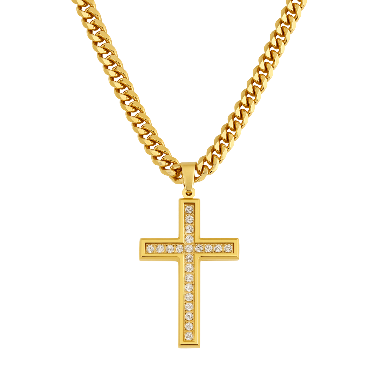 Zawieszka Elegant Cross Złota