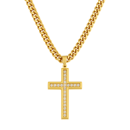 Zawieszka Elegant Cross Złota