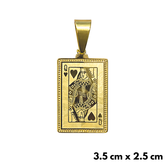 Zawieszka Karta Dama Złota