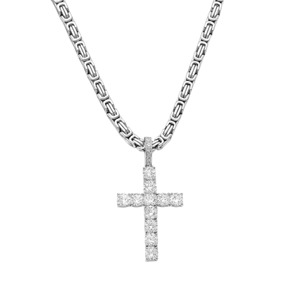 Diamond Cross Pendant Gold
