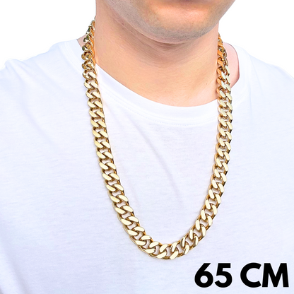 Łańcuch Cuban Złoty - 14mm