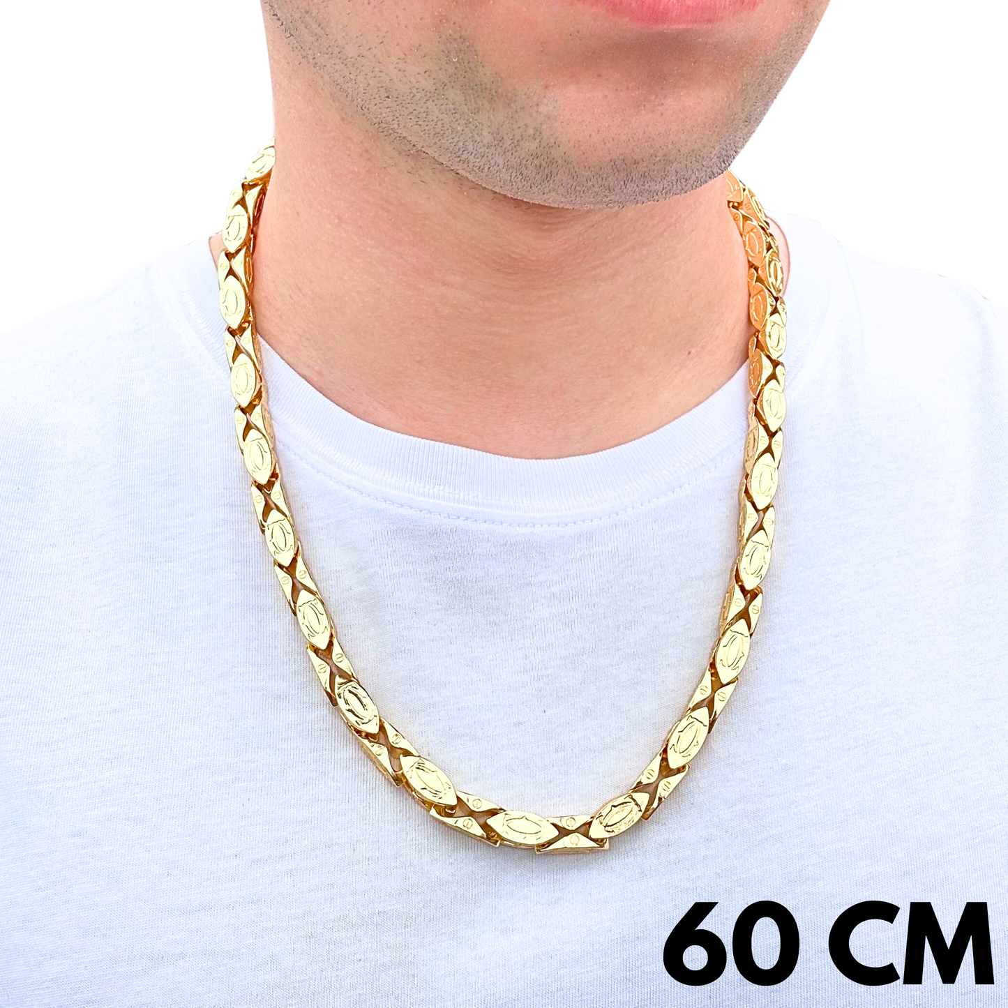 Łańcuch Magnacki Złoty - 7mm