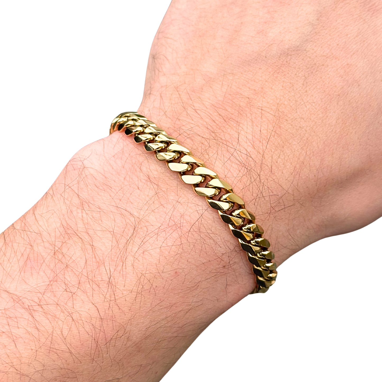 Bransoletka Cuban Złota - 8mm