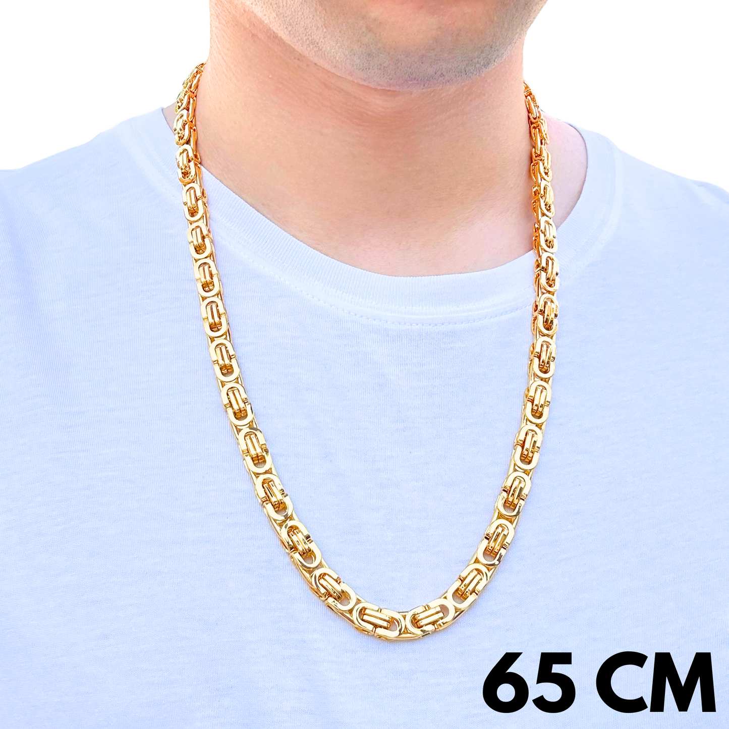 Łańcuch Szlachecki Złoty - 8mm