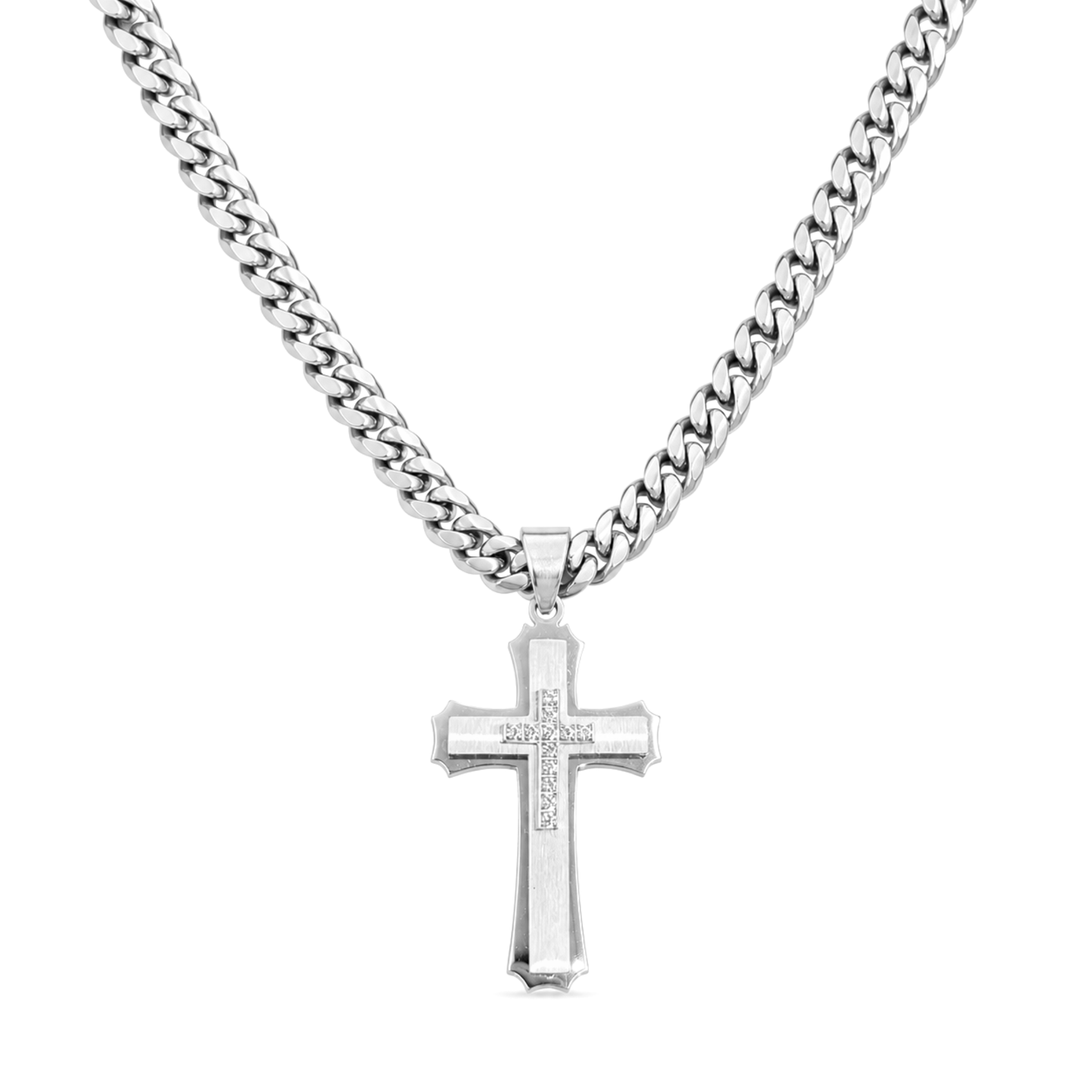 Zawieszka Royal Cross Białe Złoto