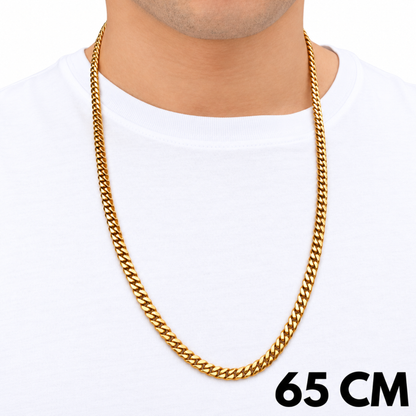 Łańcuch Cuban Złoty - 6mm