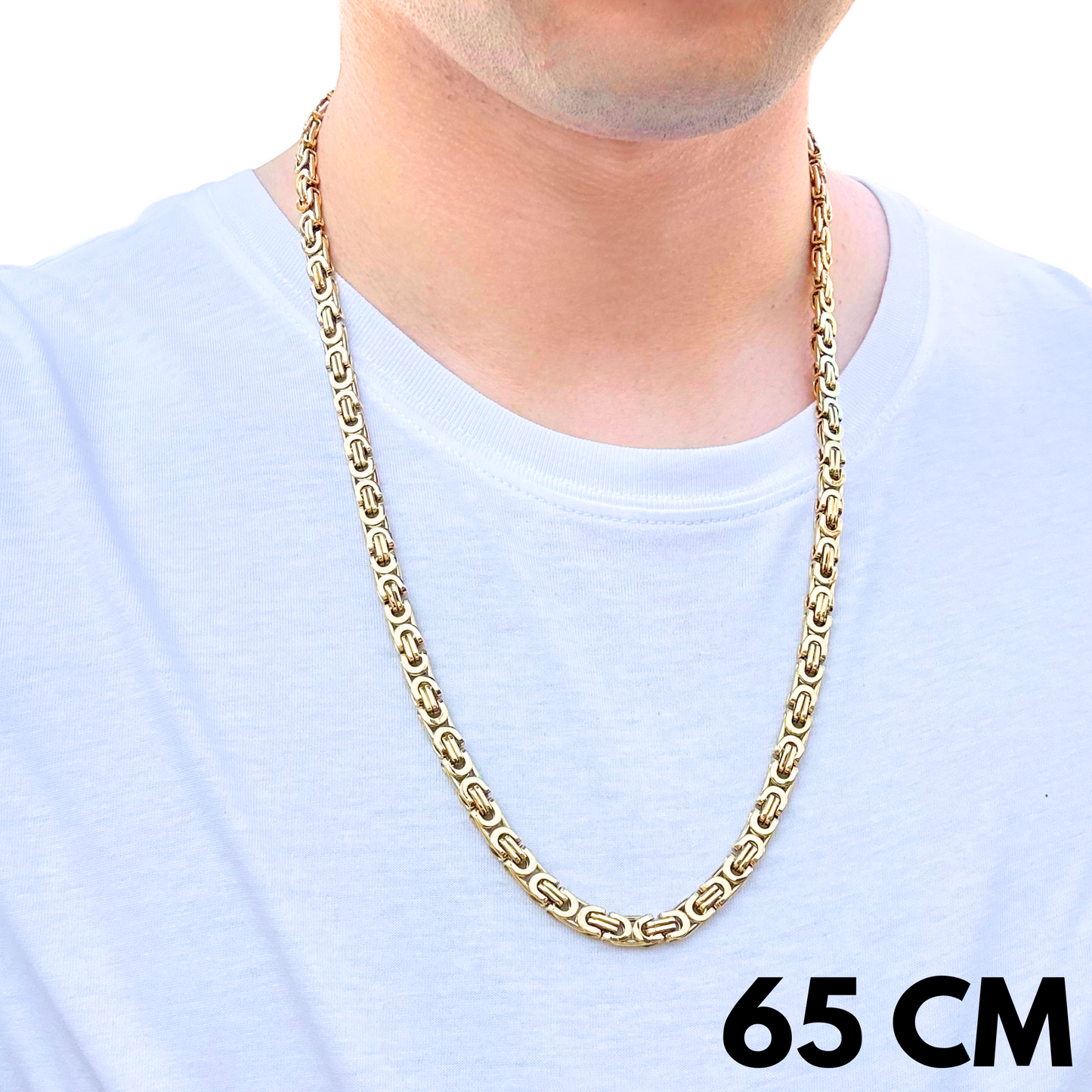 Łańcuch Szlachecki Złoty - 6 mm