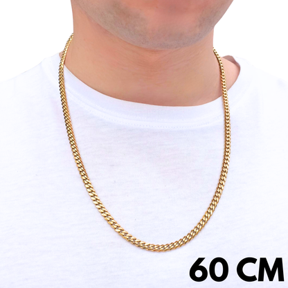 Łańcuch Cuban Złoty - 5mm