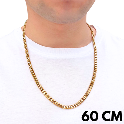 Łańcuch Cuban Złoty - 6mm