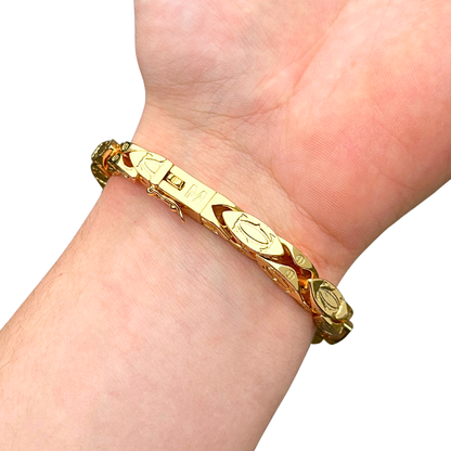 Bransoletka Magnacka Złota - 7mm