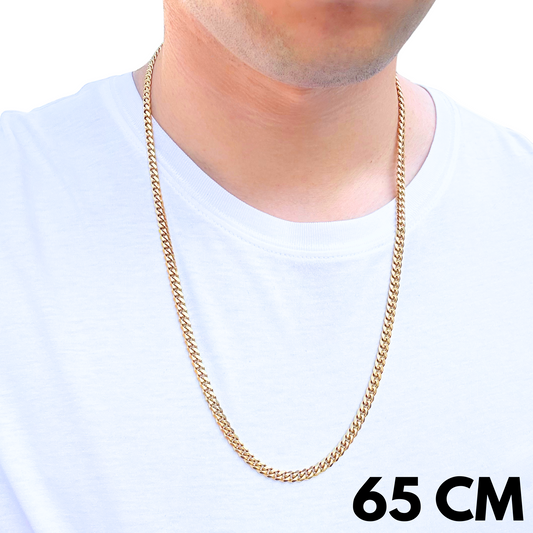 Łańcuch Cuban Złoty - 5mm