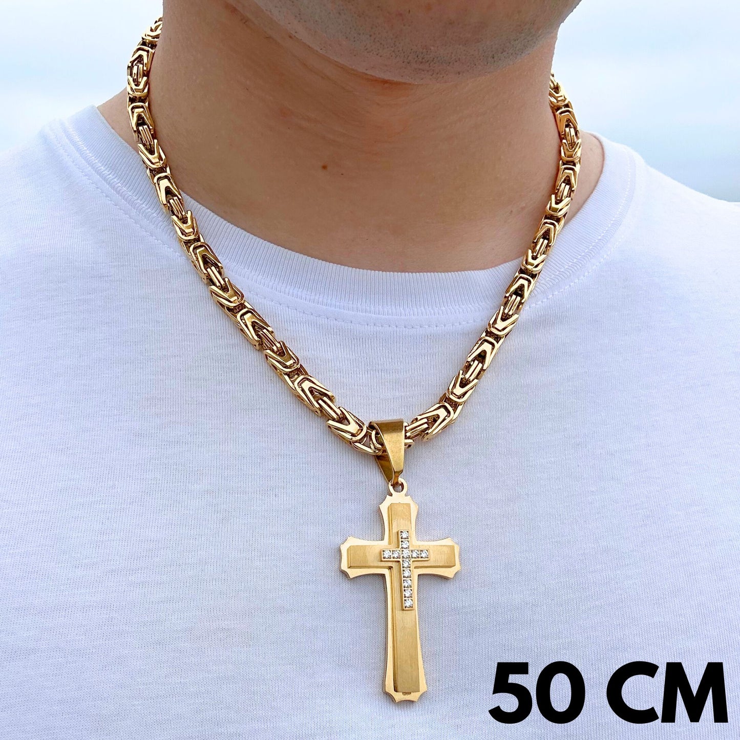 ZESTAW - Cesarski 6mm + Zawieszka Royal Cross