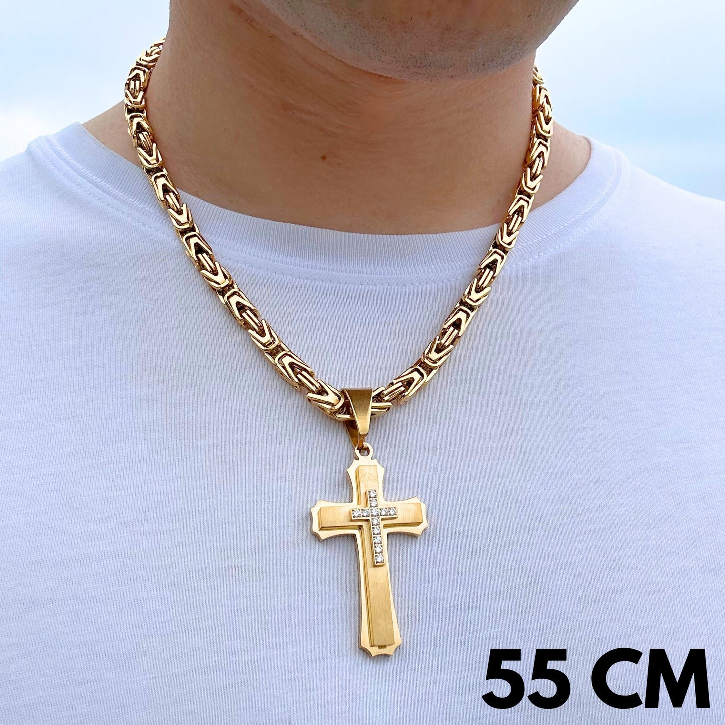 ZESTAW - Cesarski 6mm + Zawieszka Royal Cross
