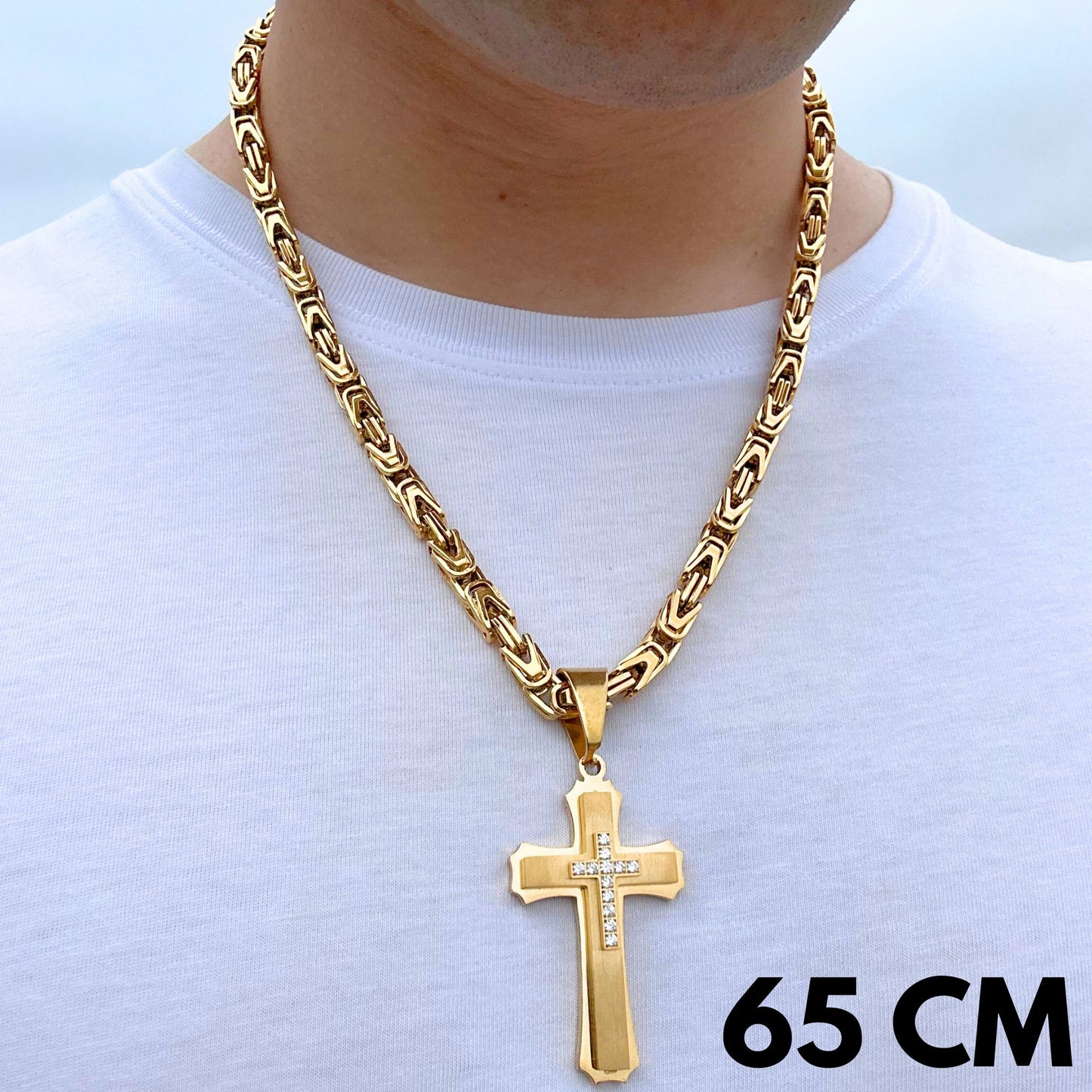 ZESTAW - Cesarski 6mm + Zawieszka Royal Cross