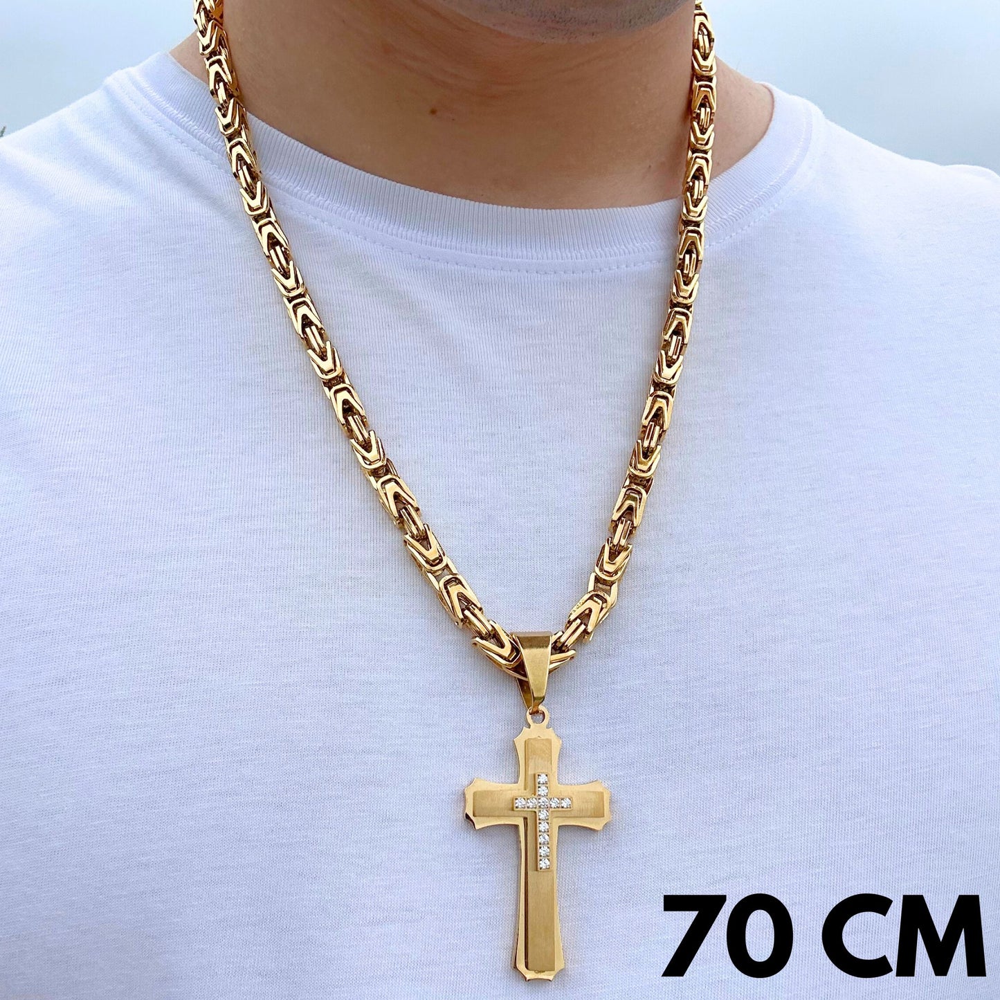 ZESTAW - Cesarski 6mm + Zawieszka Royal Cross