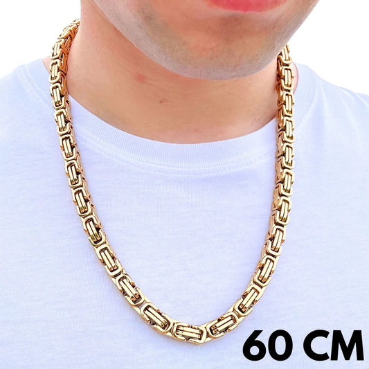 Łańcuch Królewski Złoty - 8 mm - PREORDER