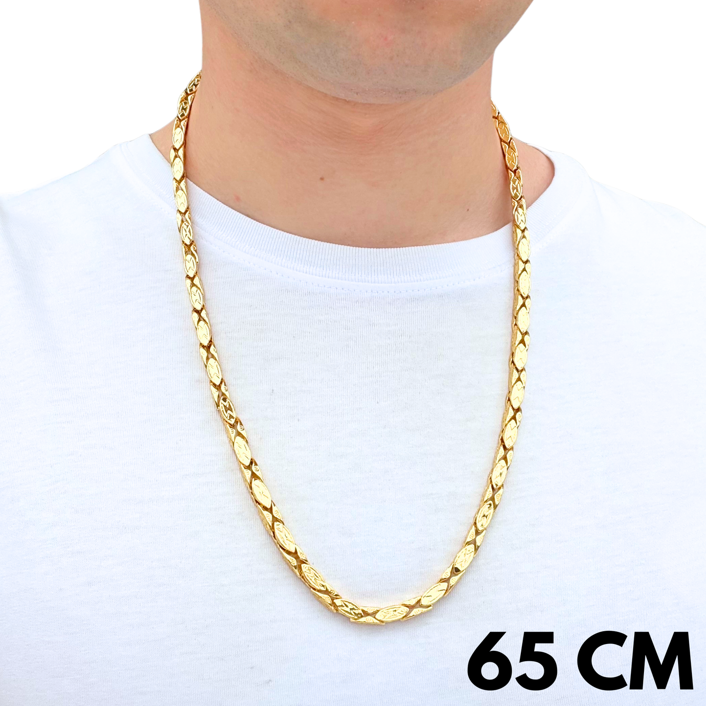 Łańcuch Magnacki Złoty - 5mm