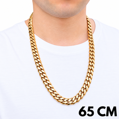 Łańcuch Cuban Złoty - 14mm