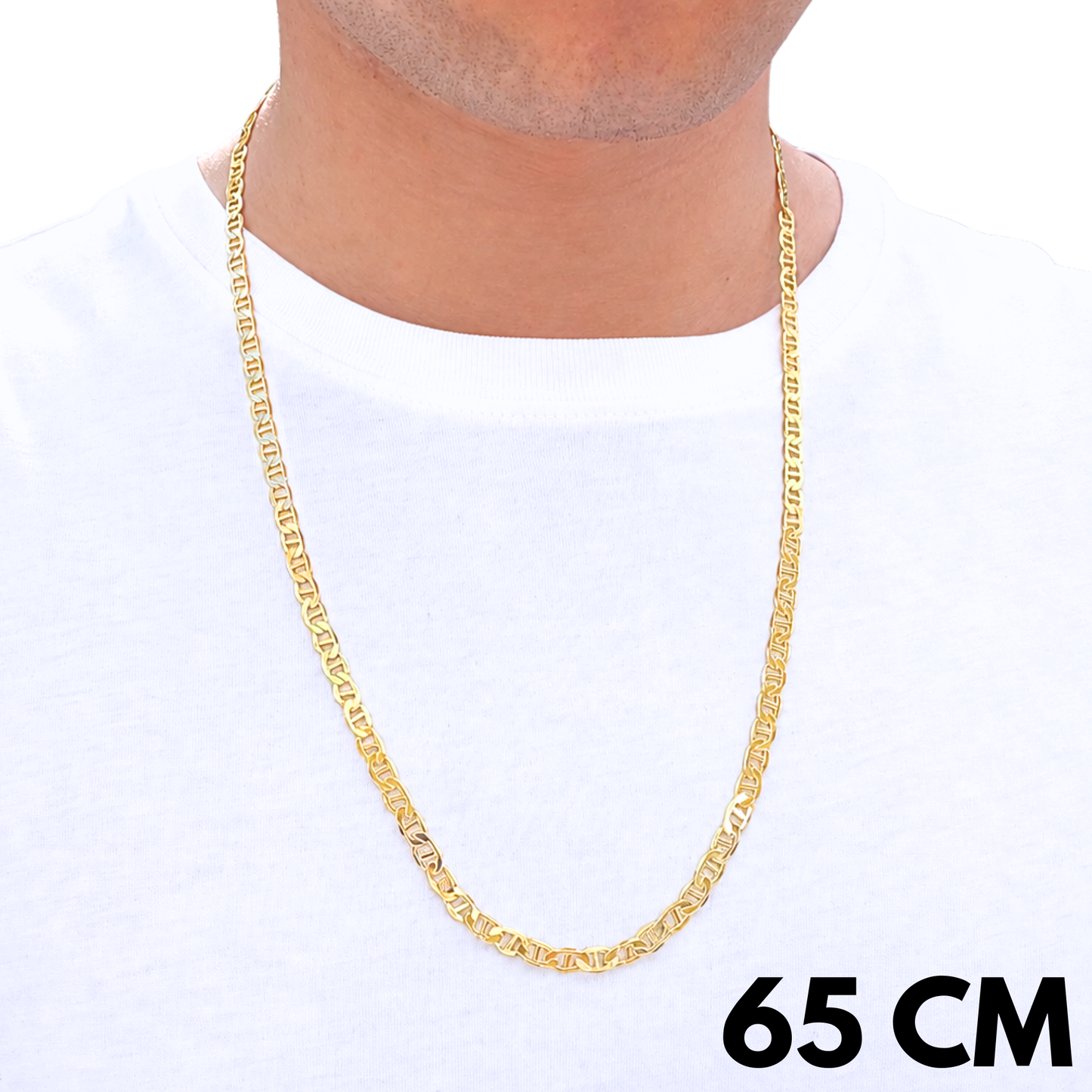 Łańcuch Marynarski Złoty - 5mm