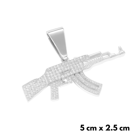 Zawieszka AK Białe Złoto