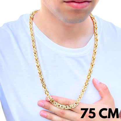 Łańcuch Szlachecki Złoty - 8mm