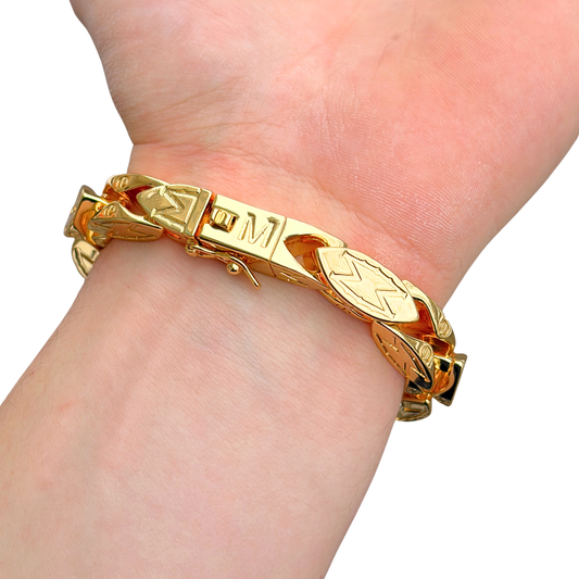 Bransoletka Magnacka Złota - 9mm