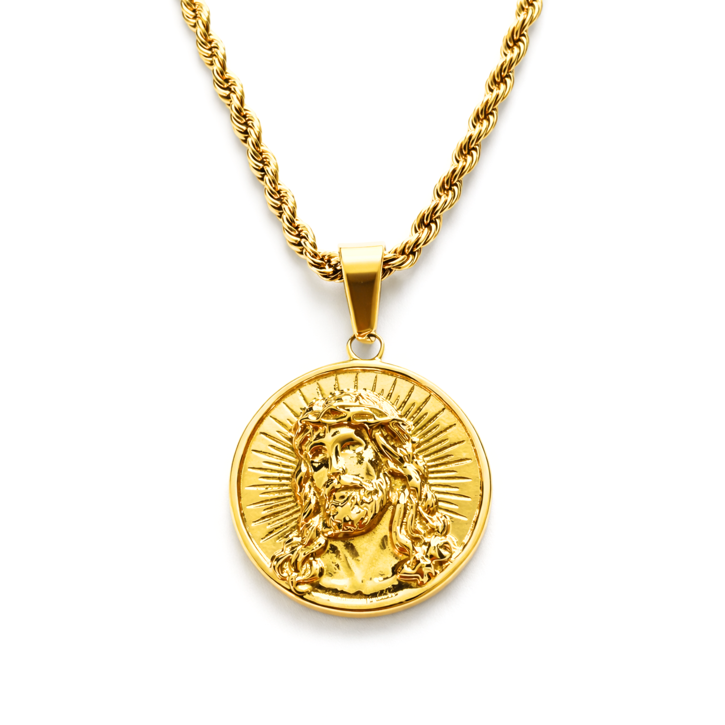 Gold Compass Pendant