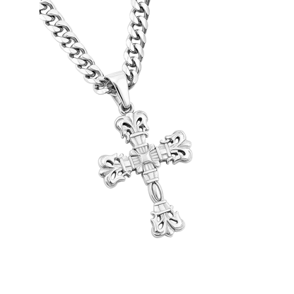 Clean Cross Gold Pendant