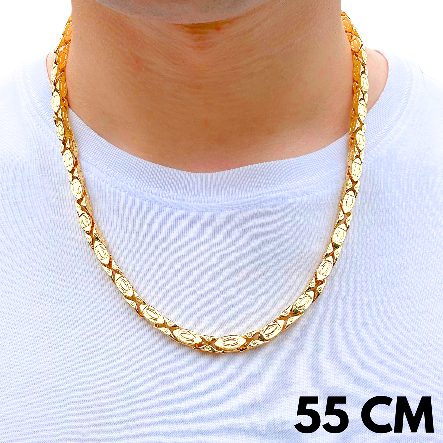 Łańcuch Cartier Złoty - 5 mm