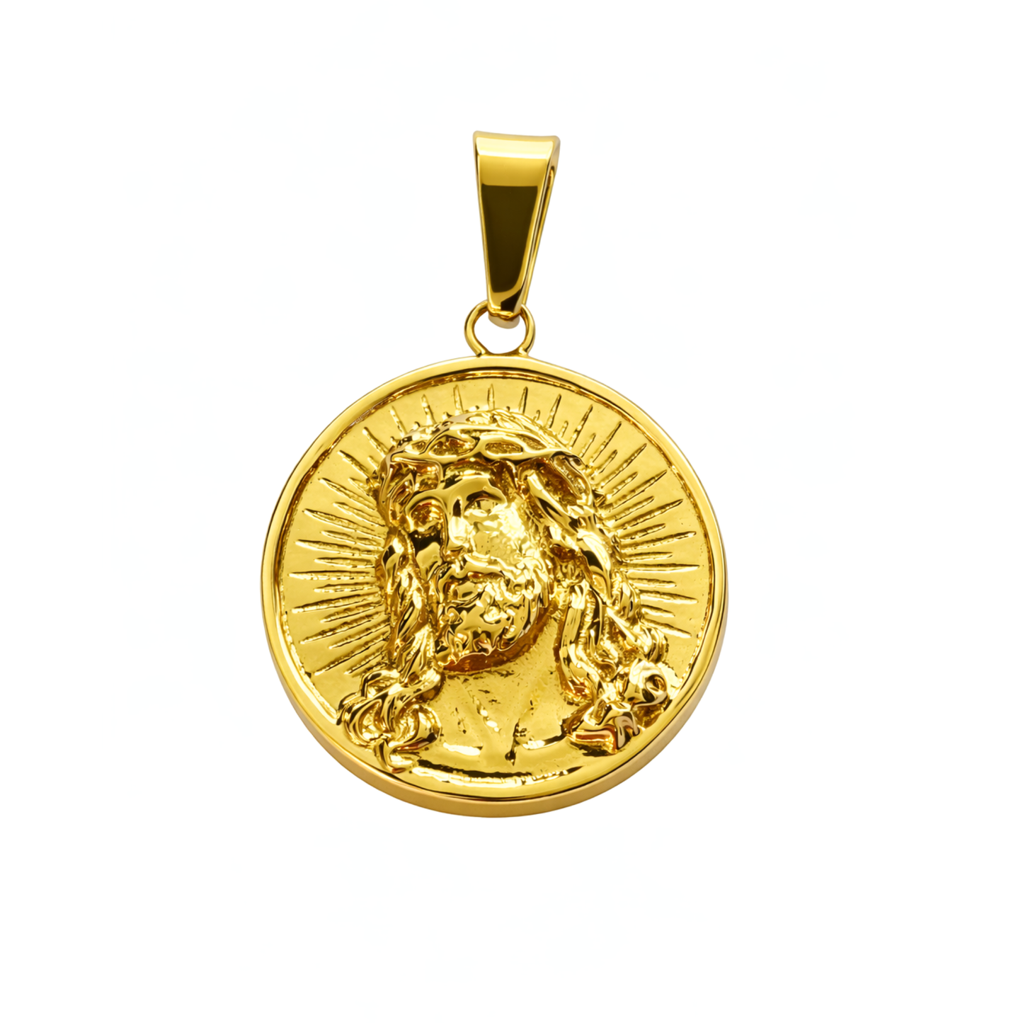 Gold Compass Pendant