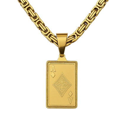 Zawieszka Karta AS Złota