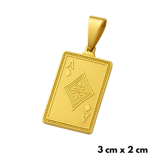 Zawieszka Karta AS Złota