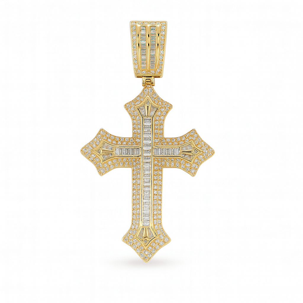 Classic Cross Pendant Gold