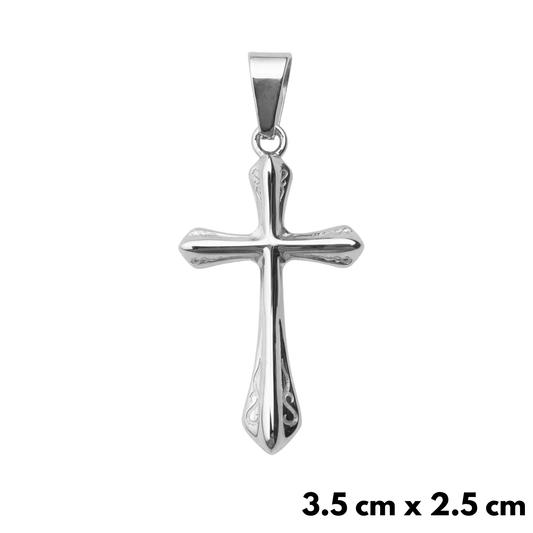 Zawieszka Grace Cross Białe Złoto