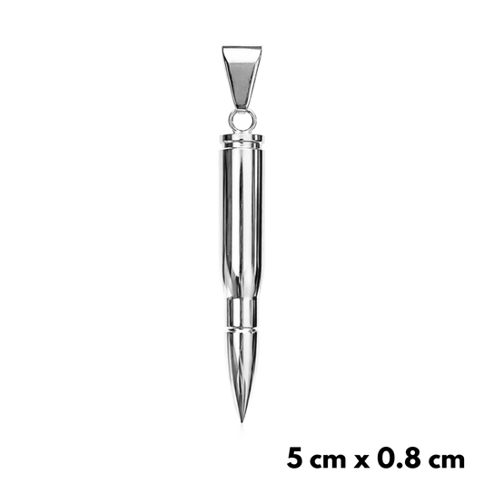 Zawieszka Bullet Białe Złoto