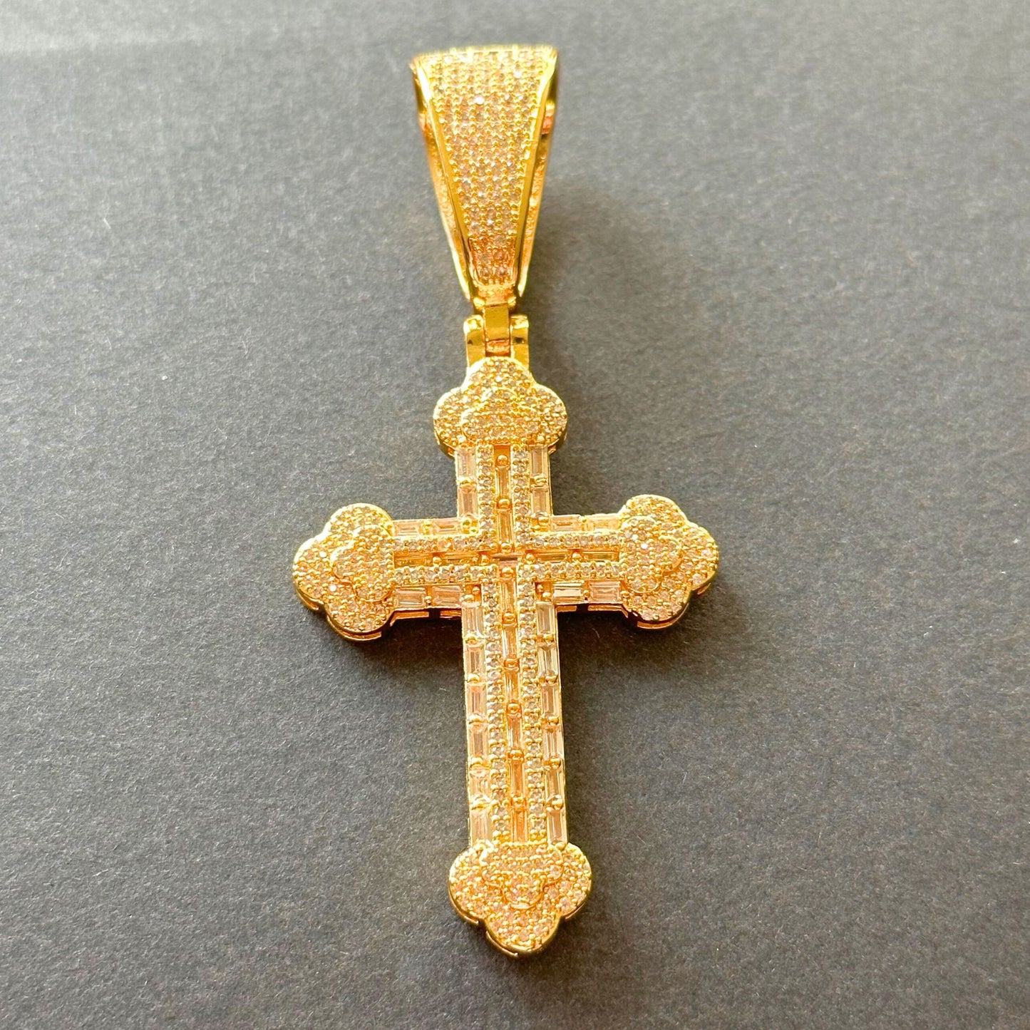 Zawieszka Vintage Cross Złota