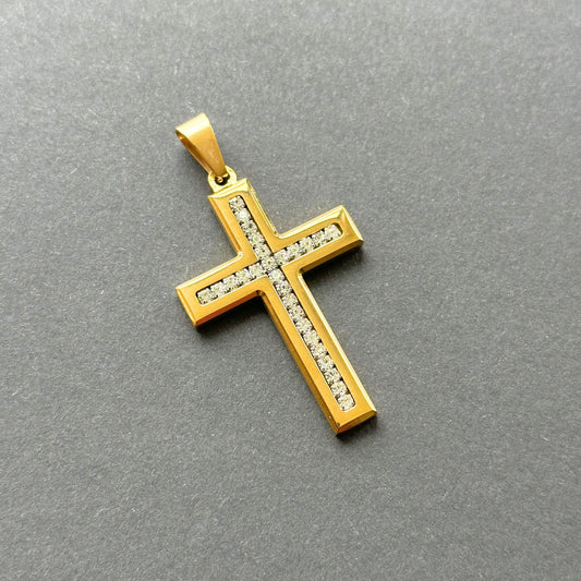 Zawieszka Elegant Cross Złota