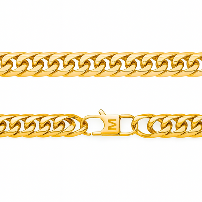 Łańcuch Classic Cuban Złoty - 12 mm