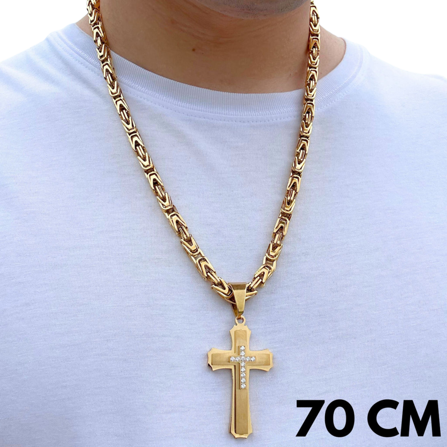 ZESTAW - Cesarski 6mm + Zawieszka Royal Cross