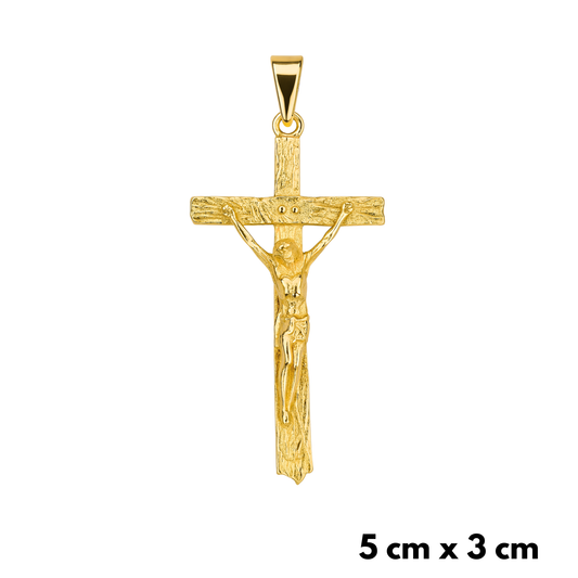 Clean Cross Gold Pendant