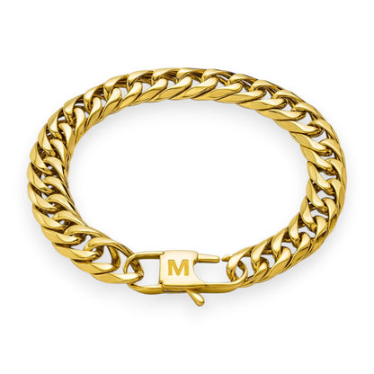 Classic Cuban Bracelet Gold - 12mm