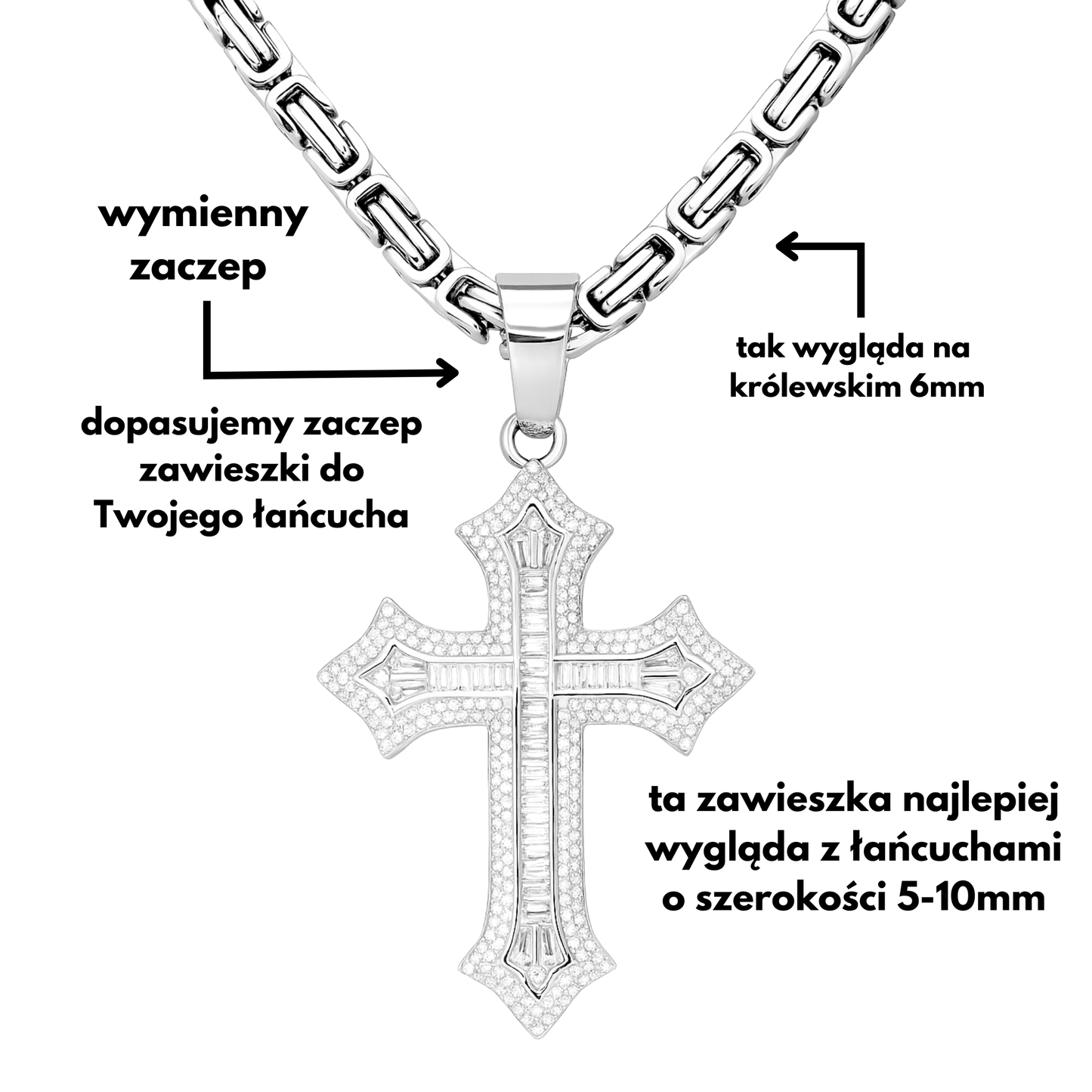 Classic Cross Pendant Gold