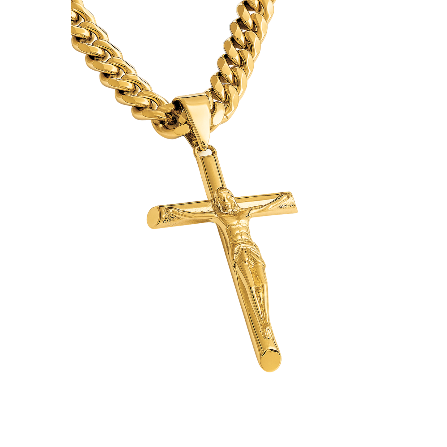 Crucifix Pendant Gold